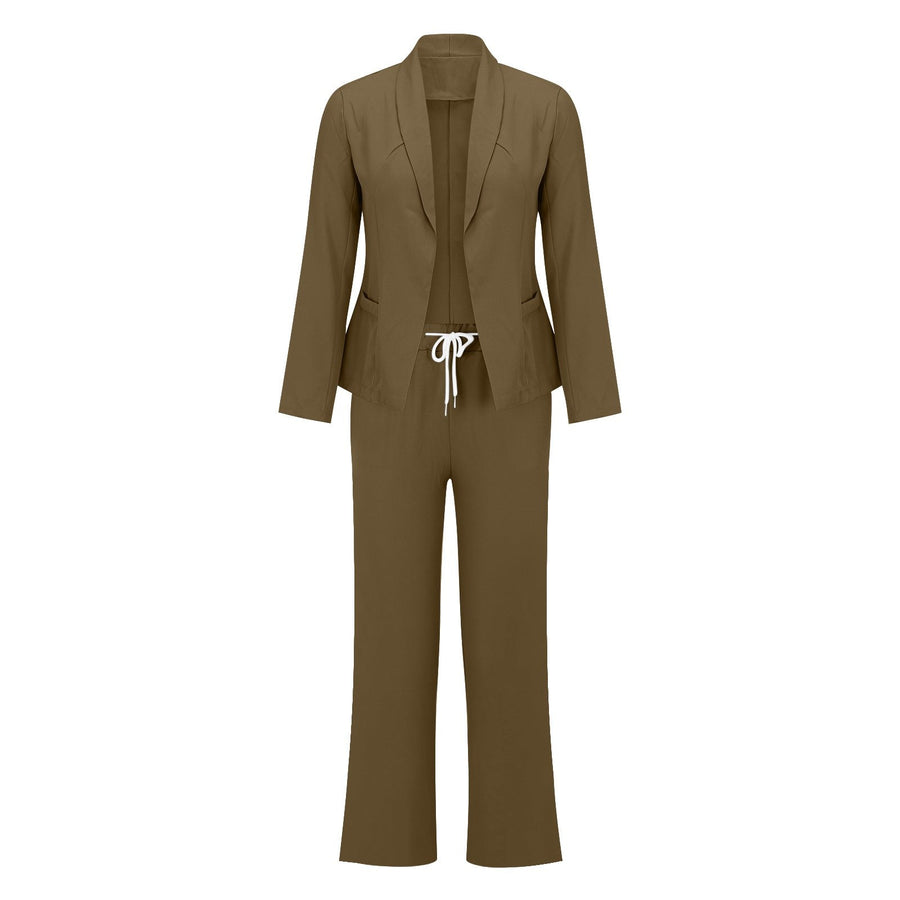Annika | Women's Elegant Jumpsuit in Dark Brown