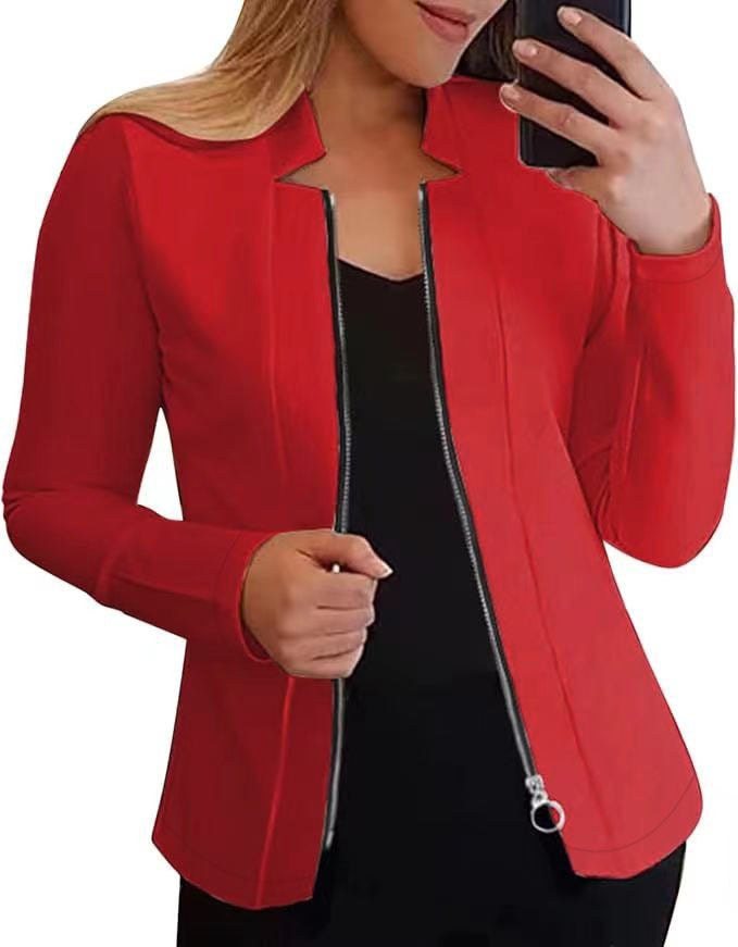 Anouk | Women's Zip Jacket in Red