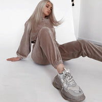 Ansley | Women's Comfortable Joggers in Beige
