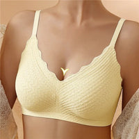 Antonia | Women's Seamless Wireless Bra in Yellow