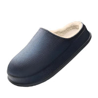 Aoife | Women's Closed Toe Slip-On Slippers in Dark Gray