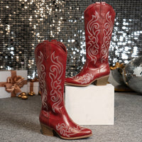 Apolline | Women's Knee-High Block Heel Cowboy Boots