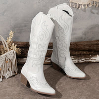 Apolline | Women's Knee-High Block Heel Cowboy Boots
