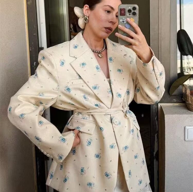 Apolline | Women's Tailored Floral Blazer
