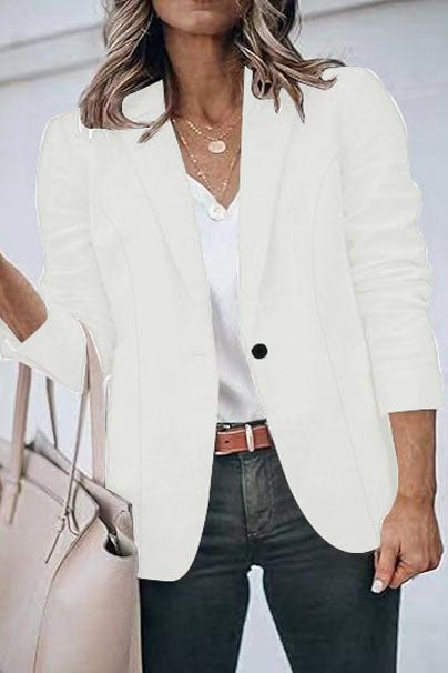 Arden | Women's Elegant Blazer in White