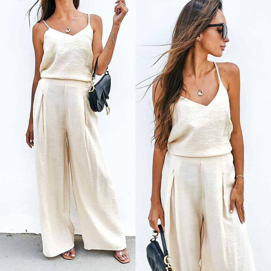 Arduina | Women's Two-Piece Set in Apricot