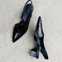 Ariadne | Women's Pointed Toe Slingback Style Flats