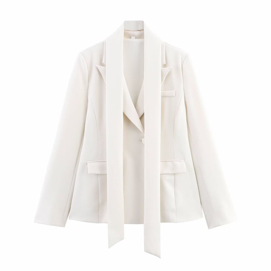 Ariadne | Women's Bodycon Elegant Blazer in White