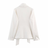 Ariadne | Women's Bodycon Elegant Blazer in White