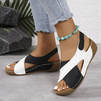 Arielle | Women's Open-Toe Slingback Shoe Sandals in Black