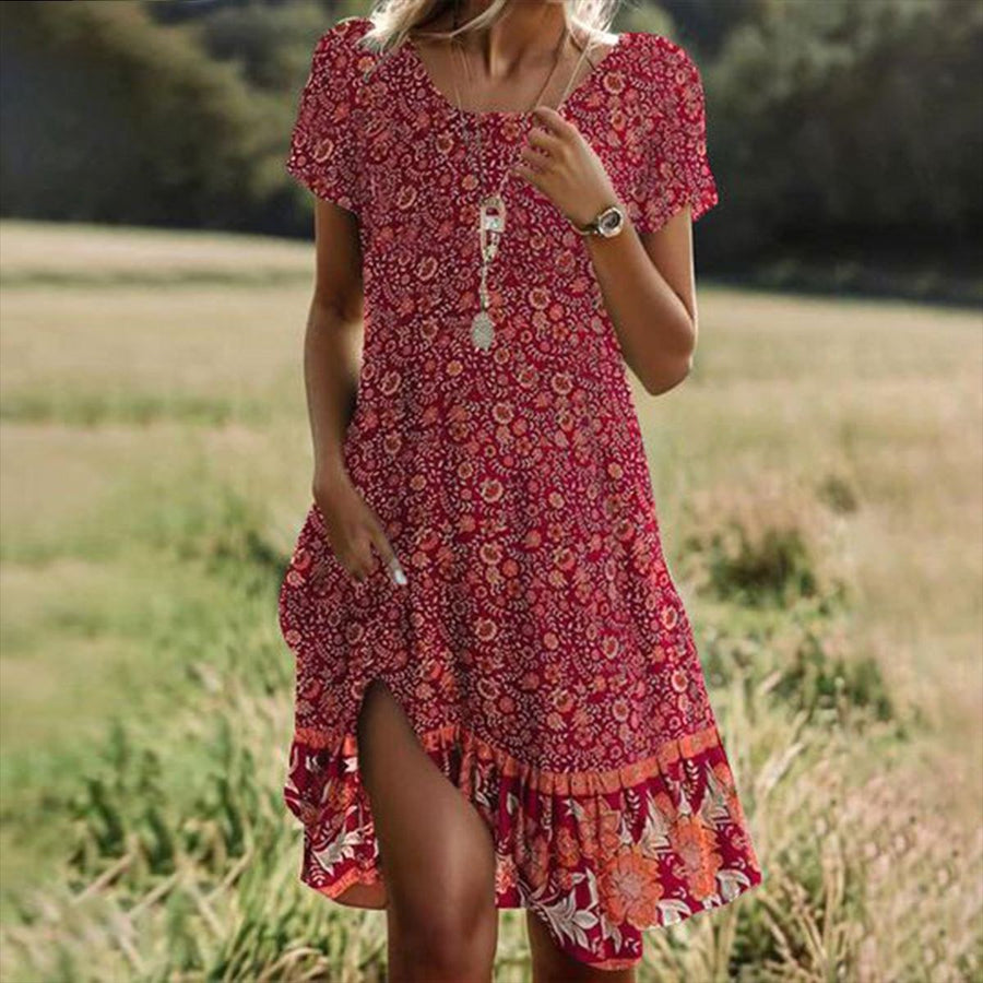 Arista | Women's Slit Floral Casual Maxi Dress