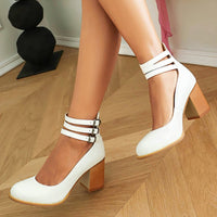 Arlette | Women's Ankle Strap Block Heels