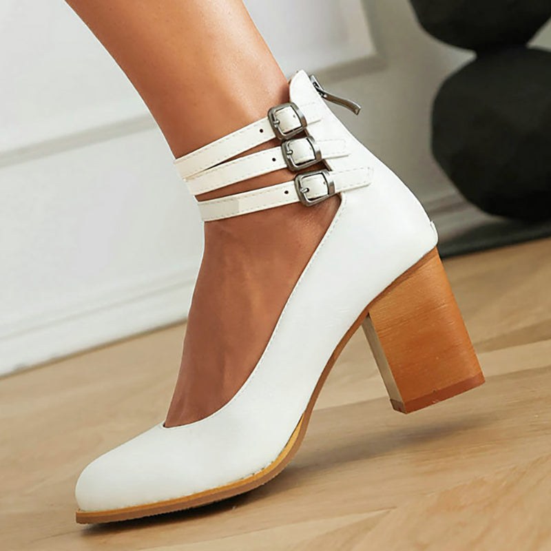 Arlette | Women's Ankle Strap Block Heels