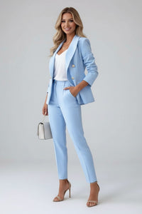 Armanda | Women's Double-Breasted Suit Set