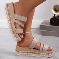 Armelle | Women's Multi Strap Platform Sole Design Heels