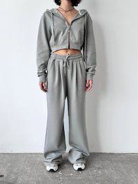 Armelle | Women's High Waist Comfortable Joggers in Gray