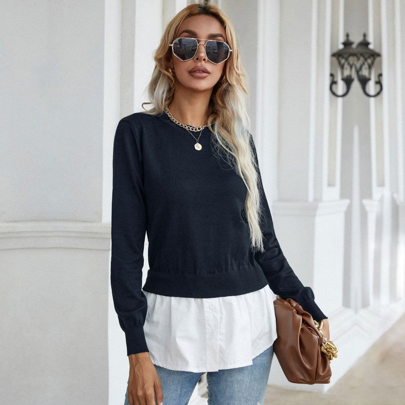 Arnoldine | Women's Sweater in Dark Blue