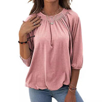 Ashlyn | Women's Lightweight Blouse Top in Pink