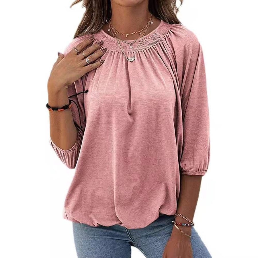 Ashlyn | Women's Lightweight Blouse Top in Pink