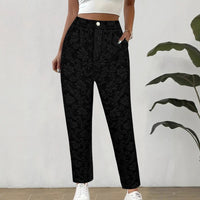 Aubrey | Women's Floral Print Elegant Pants – Dress Pants