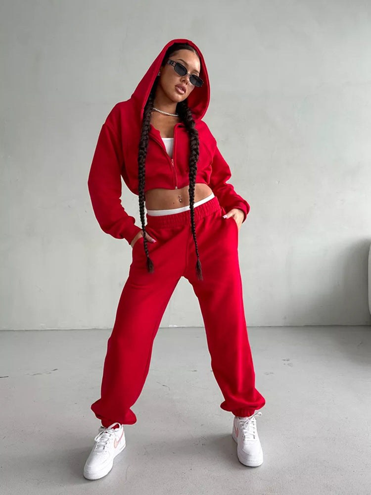 Aubrey | Women's Joggers in Red