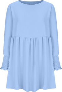 Augustina | Women's Smocked Cuff Mini Summer Dress