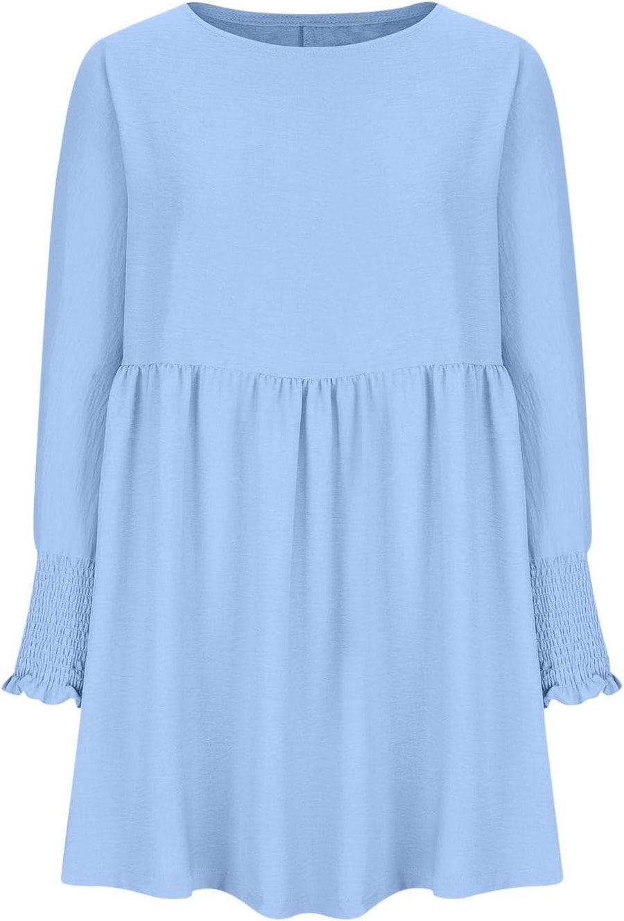 Augustina | Women's Smocked Cuff Mini Summer Dress