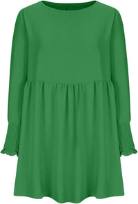 Augustina | Women's Smocked Cuff Mini Summer Dress