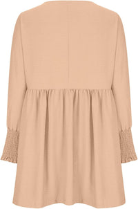 Augustina | Women's Smocked Cuff Mini Summer Dress