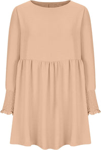 Augustina | Women's Smocked Cuff Mini Summer Dress