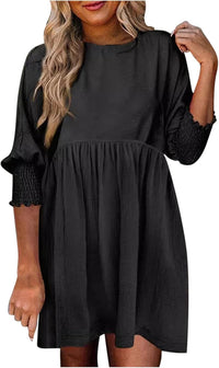 Augustina | Women's Smocked Cuff Mini Summer Dress