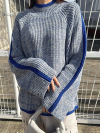 Aurelia | Women's Knit Sweater in Light Gray