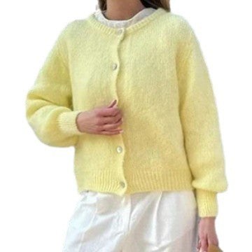Aurelian | Women's Button-Front Knit Soft Cardigan