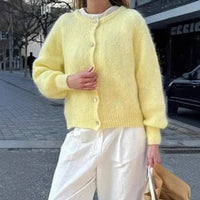 Aurelian | Women's Button-Front Knit Soft Cardigan