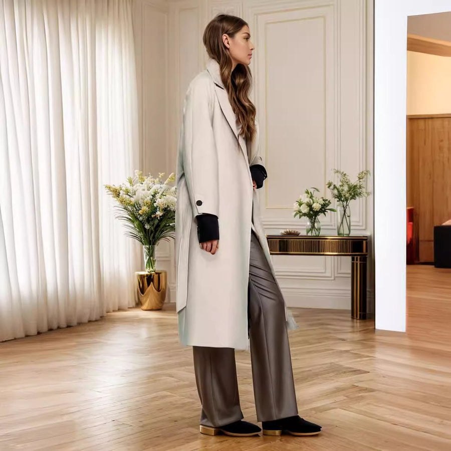Aurelie | Women's Belted Elegant Coat