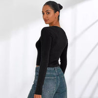 Aurore | Women's Bodycon Long Sleeve Knit Top