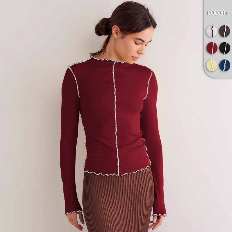 Austeberte | Women's Bodycon Long Sleeve Top