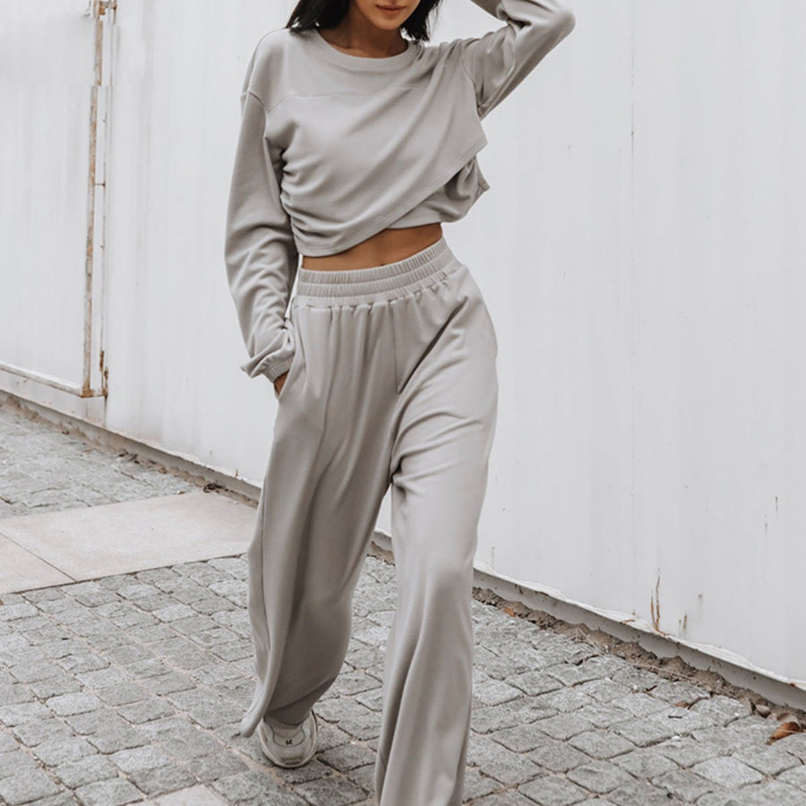 Austeja | Women's Top in Gray