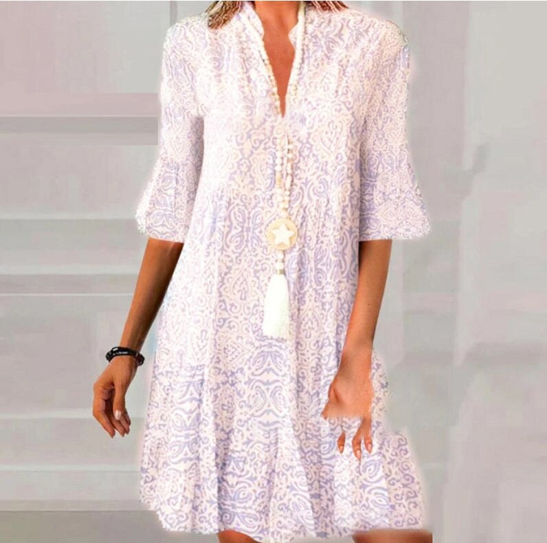 Austine | Women's Dress – Casual Dress in Light Purple