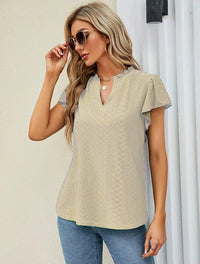 Aviana | Women's Lace Blouse in Yellow
