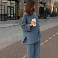Avis | Women's Zip Sweater in Dark Blue