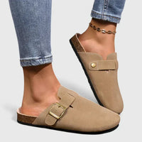 Axelle | Women's Buckle Strap Design Loafers