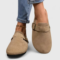 Axelle | Women's Buckle Strap Design Loafers
