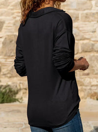 Azelie | Women's Collared Half Zip Style Sweater