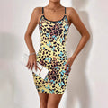 Baptistine | Women's Floral Print Bodycon Mini Dress