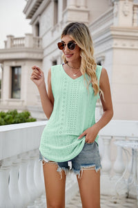 Bathild | Women's Lace Blouse in Light Green