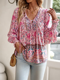 Beatrix | Women's Floral Blouse in Pink