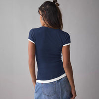 Belisa | Women's Crew Neck Bodycon Top