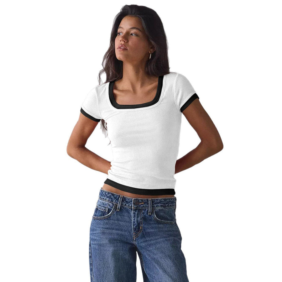 Belisa | Women's Crew Neck Bodycon Top
