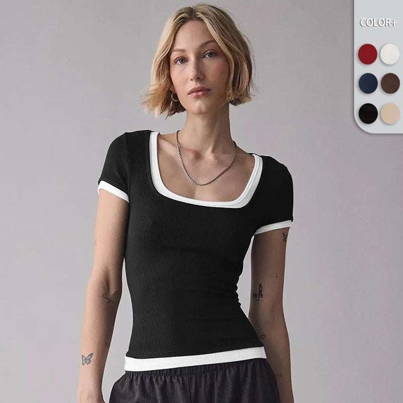 Belisa | Women's Crew Neck Bodycon Top